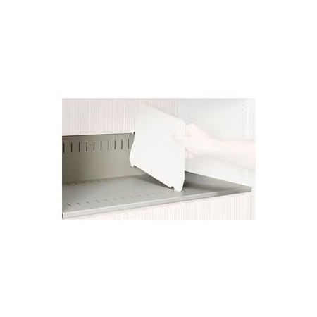 Datum Filing Systems Rotary File Cabinet Components, Slotted Shelf, Legal Depth, Bone White XSLG-T15